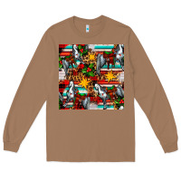 Toasted Coconut christmas horse leopard tartan Long Sleeve Tee - FaDigitalArtStudio