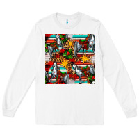 White christmas horse leopard tartan Long Sleeve Tee - FaDigitalArtStudio
