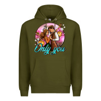 Army Green only you and couple with keys Premium Hoodie - AdoDesignShop