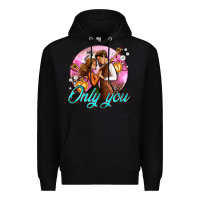 Black only you and couple with keys Premium Hoodie - AdoDesignShop