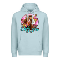 Blue Mist only you and couple with keys Premium Hoodie - AdoDesignShop