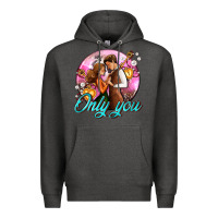 Charcoal Heather only you and couple with keys Premium Hoodie - AdoDesignShop