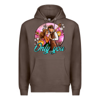 Coffee only you and couple with keys Premium Hoodie - AdoDesignShop