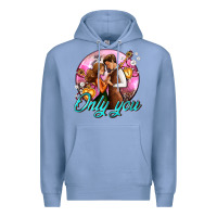 Colony Blue only you and couple with keys Premium Hoodie - AdoDesignShop