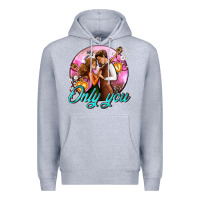 Heather Grey only you and couple with keys Premium Hoodie - AdoDesignShop