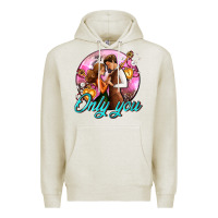 Oatmeal Heather only you and couple with keys Premium Hoodie - AdoDesignShop