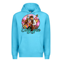 Ocean Blue only you and couple with keys Premium Hoodie - AdoDesignShop
