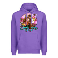 Purple only you and couple with keys Premium Hoodie - AdoDesignShop