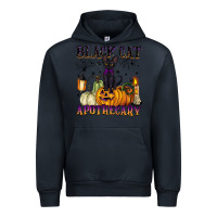 Navy black cat apothecary Urban Hoodie - BarkalooDesign