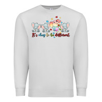 Dove Grey it's okay to be different Premium Sweatshirt - MaliasSmallBusiness