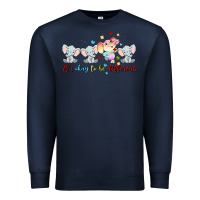 Navy it's okay to be different Premium Sweatshirt - MaliasSmallBusiness