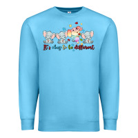Ocean Blue it's okay to be different Premium Sweatshirt - MaliasSmallBusiness