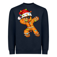 Navy dabbing cookies Heavyweight Sweatshirt - Zillion Design Studio