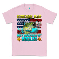 Bubblegum Pink fishing dad like a regular dad but cooler Classic Tee - HRA Design Shop