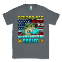 Charcoal Heather fishing dad like a regular dad but cooler Classic Tee - HRA Design Shop