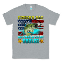 Heather Grey fishing dad like a regular dad but cooler Classic Tee - HRA Design Shop