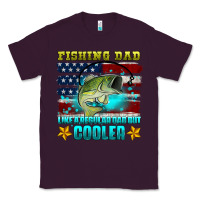 Plum fishing dad like a regular dad but cooler Classic Tee - HRA Design Shop