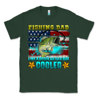 Sports Green fishing dad like a regular dad but cooler Classic Tee - HRA Design Shop