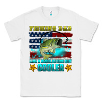 White fishing dad like a regular dad but cooler Classic Tee - HRA Design Shop