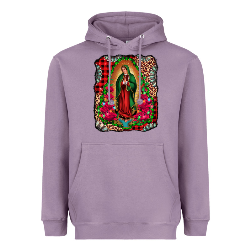 Our Lady Of Guadalupe Christmas Heavyweight Hoodie by Jasminsmagicworld | Teevron