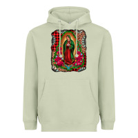 Matcha our lady of guadalupe christmas Heavyweight Hoodie - Jasminsmagicworld