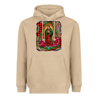 Mushroom our lady of guadalupe christmas Heavyweight Hoodie - Jasminsmagicworld