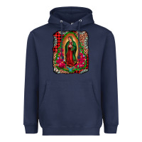 Navy our lady of guadalupe christmas Heavyweight Hoodie - Jasminsmagicworld