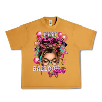 Peanut Butter just minding my balloon business messy bun Urban Heavy Tee - texasbilliewilder