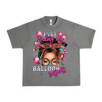 Tornado just minding my balloon business messy bun Urban Heavy Tee - texasbilliewilder