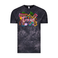 Cloud Black texas summer Vintage Tee - Zillion Design Studio