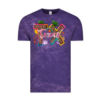 Cloud Purple texas summer Vintage Tee - Zillion Design Studio