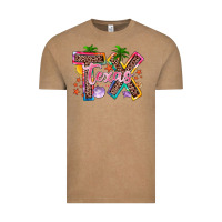 Vintage Coffee texas summer Vintage Tee - Zillion Design Studio