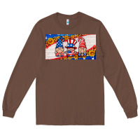 Chestnut usa gnome license plate Long Sleeve Tee - HRA Design Shop