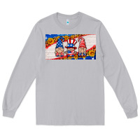 Moon Dust usa gnome license plate Long Sleeve Tee - HRA Design Shop