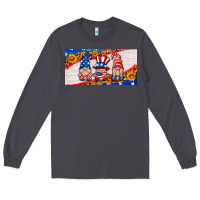 Smoke usa gnome license plate Long Sleeve Tee - HRA Design Shop