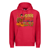Cardinal give thanks for a little and you will find a lot Premium Hoodie - MaliasSmallBusiness