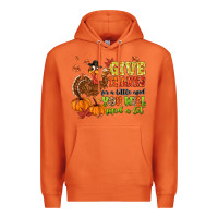 Carrot give thanks for a little and you will find a lot Premium Hoodie - MaliasSmallBusiness