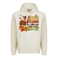 Oatmeal Heather give thanks for a little and you will find a lot Premium Hoodie - MaliasSmallBusiness