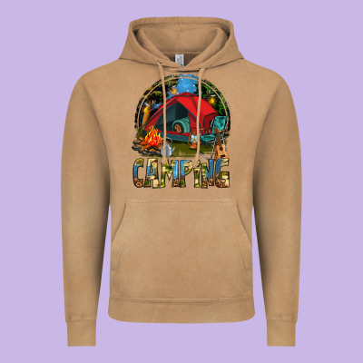 Vintage Hoodie camping