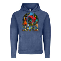 Vintage Denim camping Vintage Hoodie - texasbilliewilder