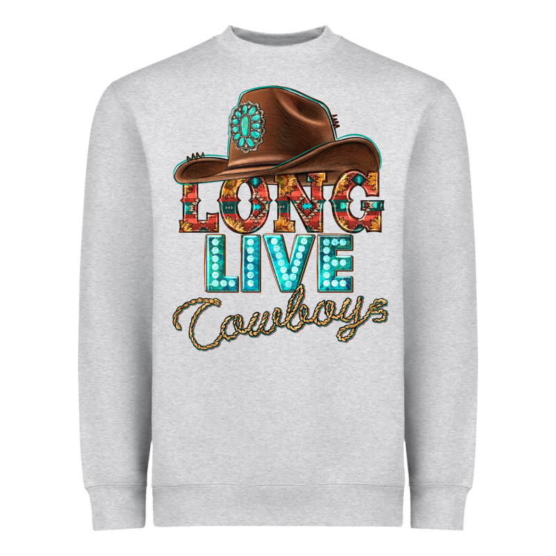 Long Live Cowboys Heavyweight Sweatshirt by texasbilliewilder | Teevron