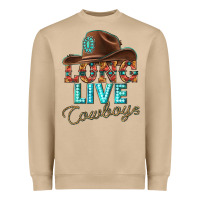 Mushroom long live cowboys Heavyweight Sweatshirt - texasbilliewilder