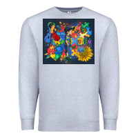 Heather Grey autism awareness Premium Sweatshirt - MaliasSmallBusiness