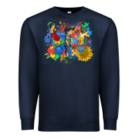Navy autism awareness Premium Sweatshirt - MaliasSmallBusiness