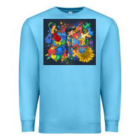 Ocean Blue autism awareness Premium Sweatshirt - MaliasSmallBusiness