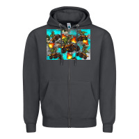 Smoke Dinosaur monster truck Zipper Hoodie - Artiststas