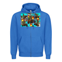 True Royal Dinosaur monster truck Zipper Hoodie - Artiststas