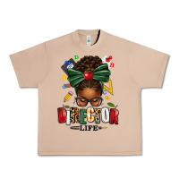Burro director life afro messy bun Urban Heavy Tee - texasbilliewilder