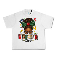 Director Life Afro Messy Bun Urban Heavy Tee | Teevron