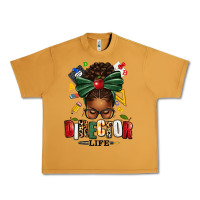 Peanut Butter director life afro messy bun Urban Heavy Tee - texasbilliewilder